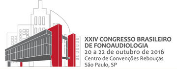 Logo do XXIV XXIV Congresso Brasileiro de Fonoaudiologia - Avanços no Diagnóstico e Intervenção em Fonoaudiologia