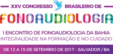 Logo do XXV XXV Congresso Brasileiro de Fonoaudiologia - Integralidade na Formação e no Cuidado